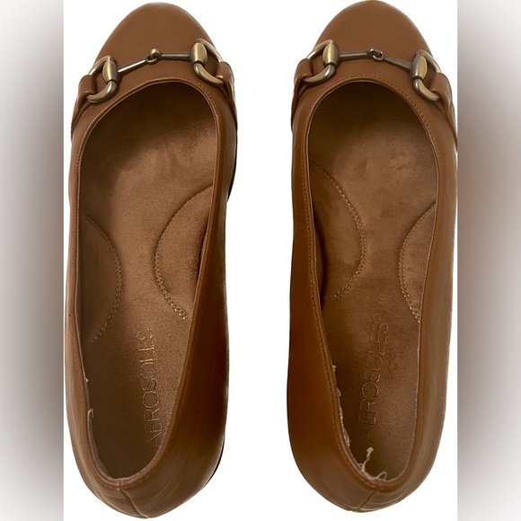 Chic Brown Tan Aerosole Wedges, Size 8.5 - Stylish comfort in every step! 🌟 - Picture 7 of 12